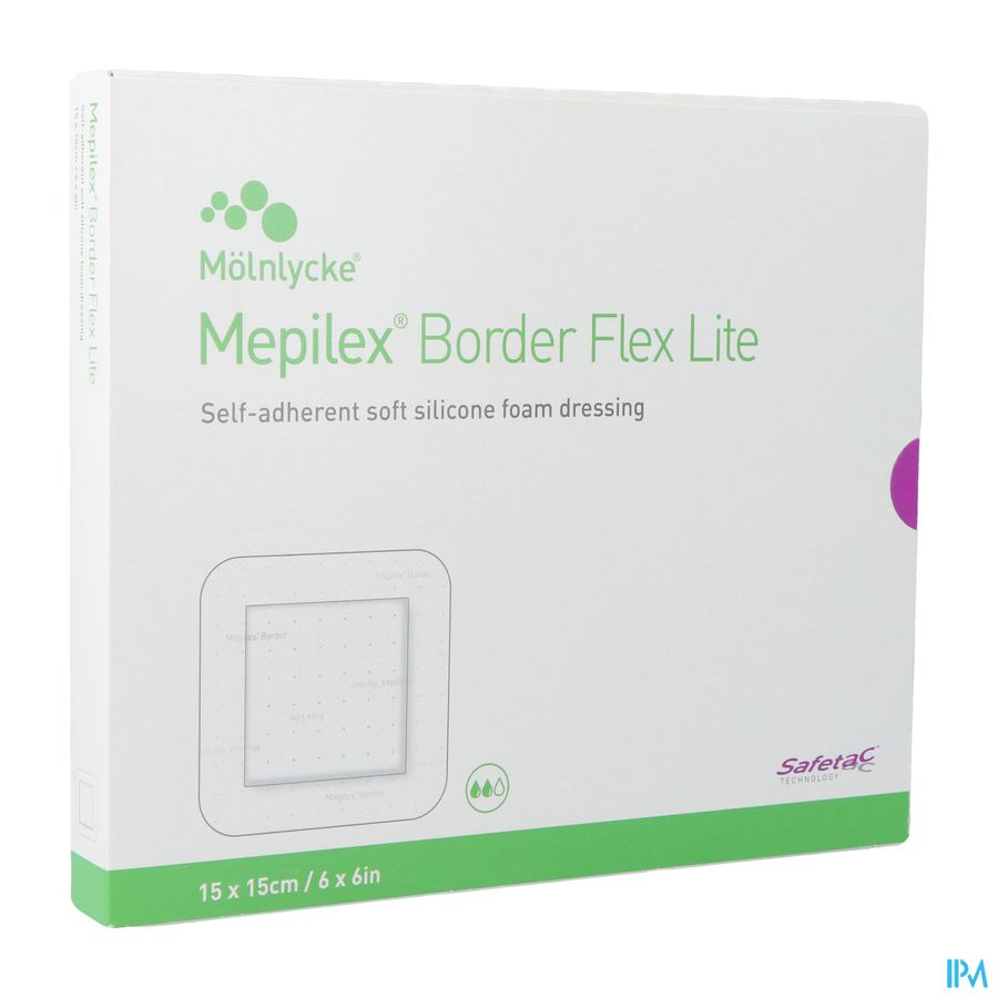 Mepilex Border Flex Lite 15cmx15cm 5 581500 Mepilex Border Flex Lite 15cmx15cm 5 581500