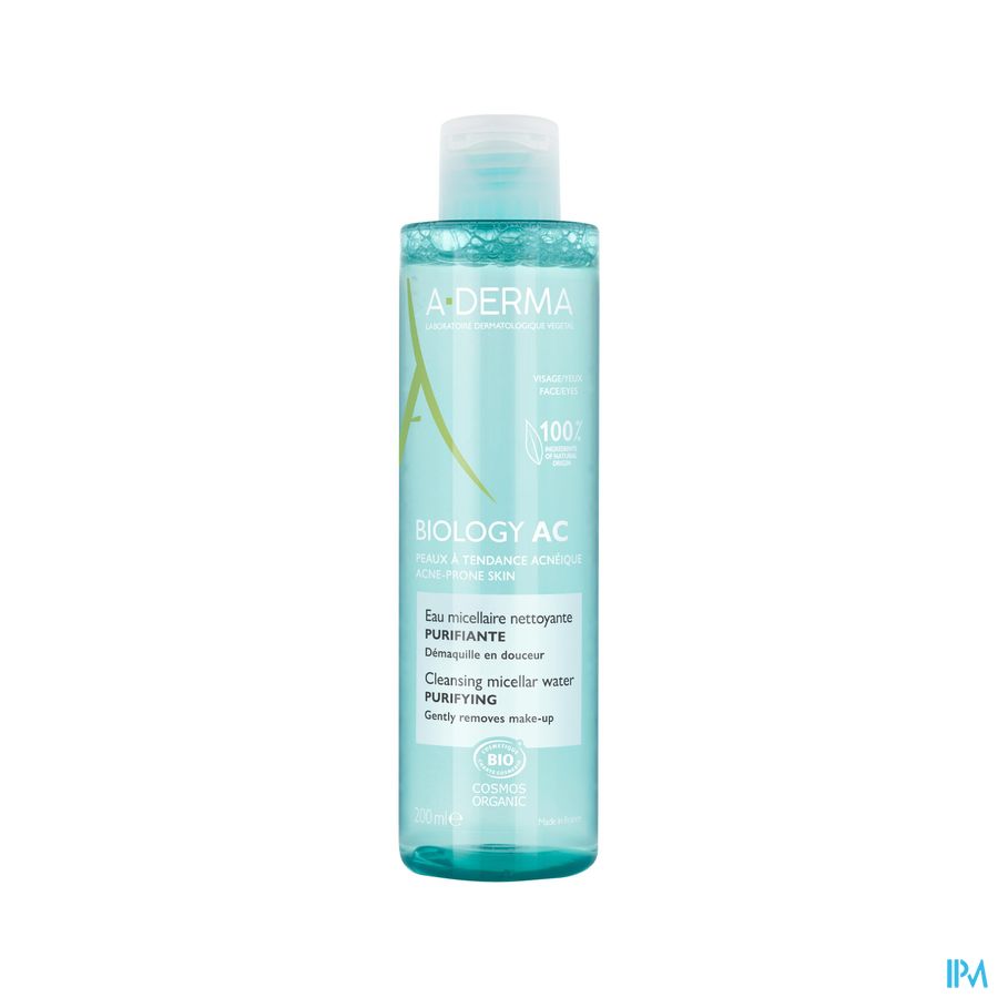 Aderma Biology Ac Zuiverend Micellair Water 200ml 4