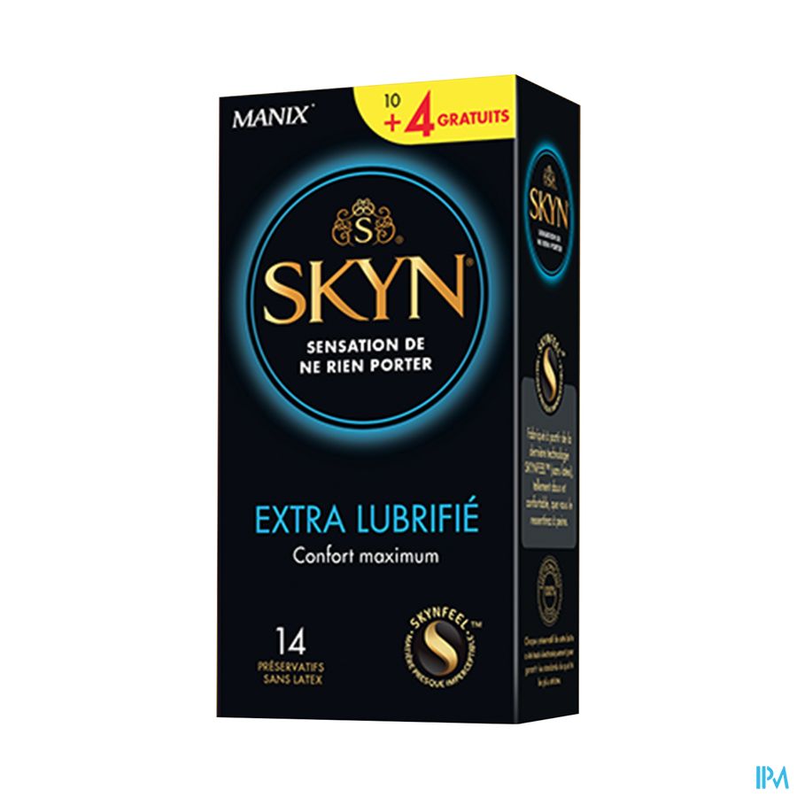 Manix Skyn Elite Extra Lubricated Preservatifs10+4