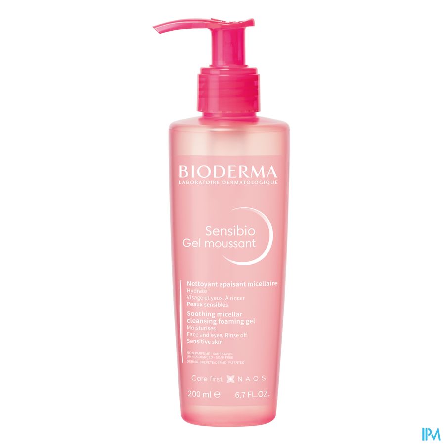 Bioderma Sensibio Gel Moussant Fl. Pompe 200ml 2