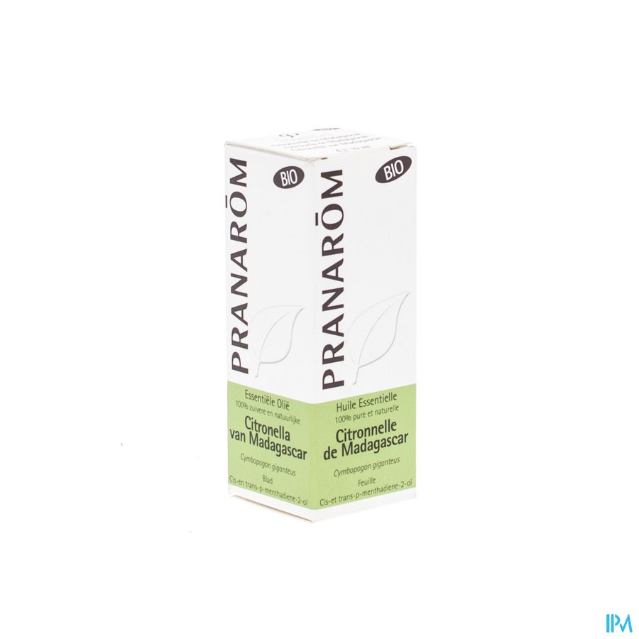 Citronnelle Madagascar Bio Hle Ess 10ml Pranarom Citronnelle Madagascar Bio Hle Ess 10ml Pranarom