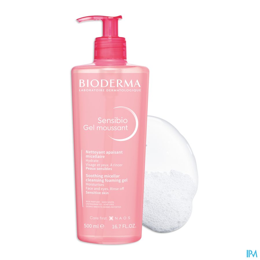 Bioderma Sensibio Gel Moussant Fl Pompe 500ml 4