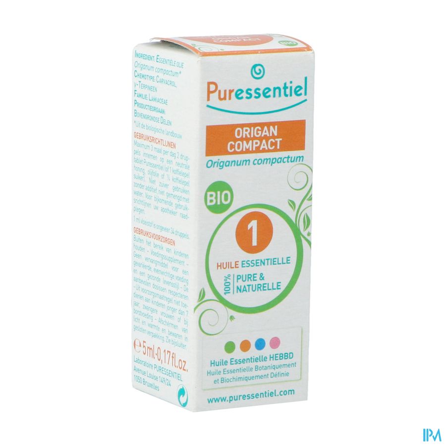 Puressentiel He Origan Compact Bio Exp.5ml Puressentiel He Origan Compact Bio Exp.5ml