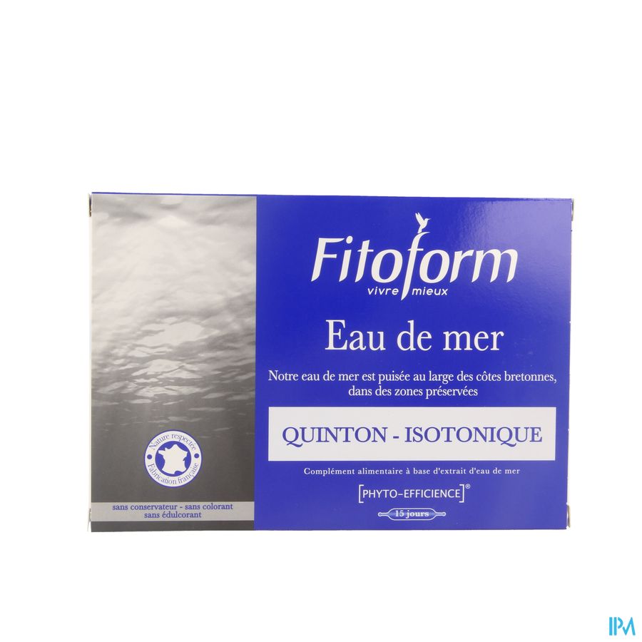 Isotonique Eau De Mer Amp 30x10ml Fitoform 4