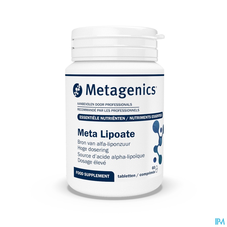 Meta Lipoate Pot Tabl 60 Metagenics