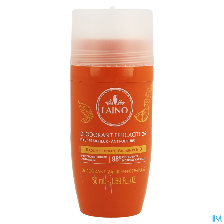 Laino Deodorant 24u Agrume Bio Roll On 50ml Laino Deodorant 24u Agrume Bio Roll On 50ml