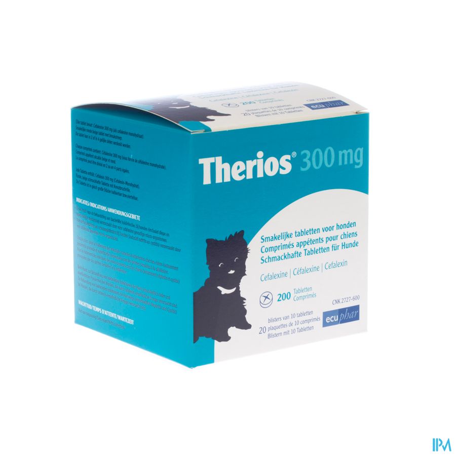 Therios 300mg Smakelijke Tabl Hond 200 Therios 300mg Smakelijke Tabl Hond 200