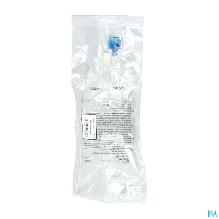 Bx Cl Pl Glucose 20% 500ml Bx Cl Pl Glucose 20% 500ml