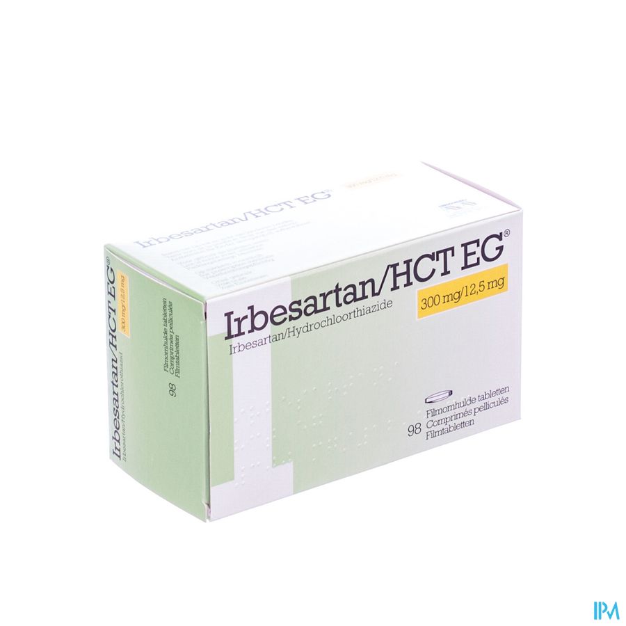 Irbesartan Hct EG 300 Mg/12,5 Mg Filmomh Tabl 98 1