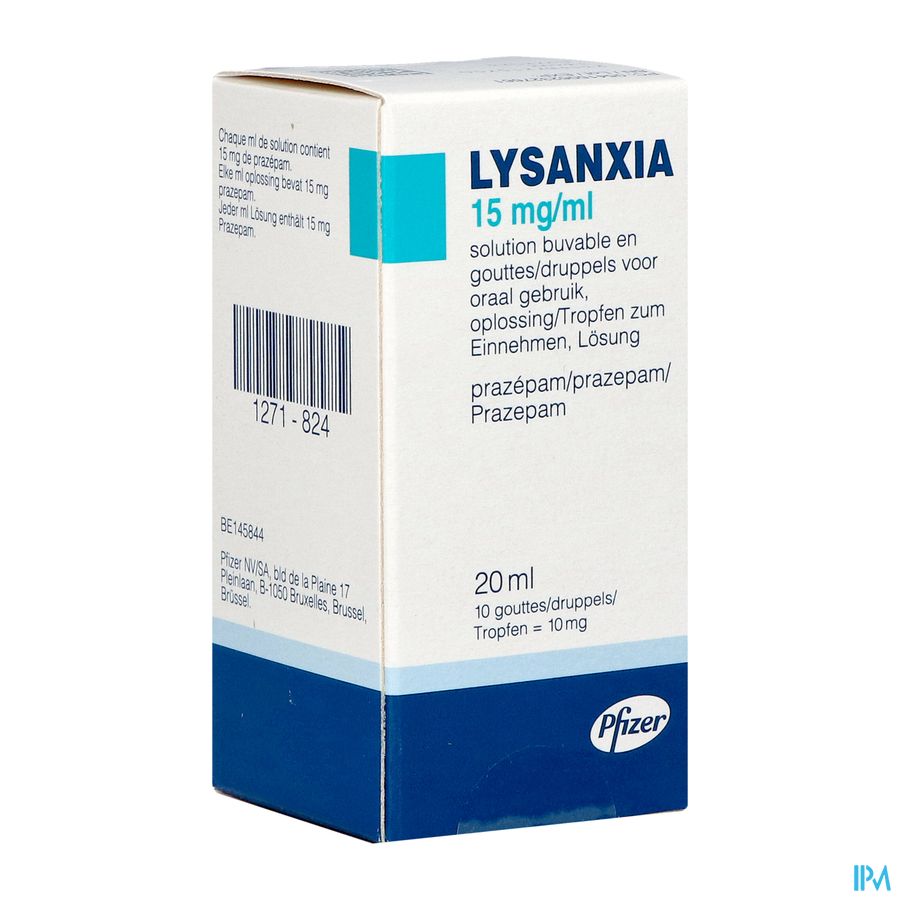 Lysanxia Sol Gutt 20ml Lysanxia Sol Gutt 20ml