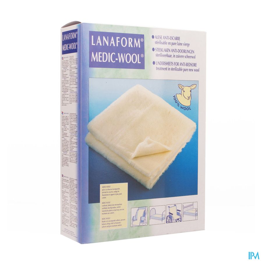 Medic Wool Alese A/escarre 60x 70cm La0704001 Medic Wool Alese A/escarre 60x 70cm La0704001