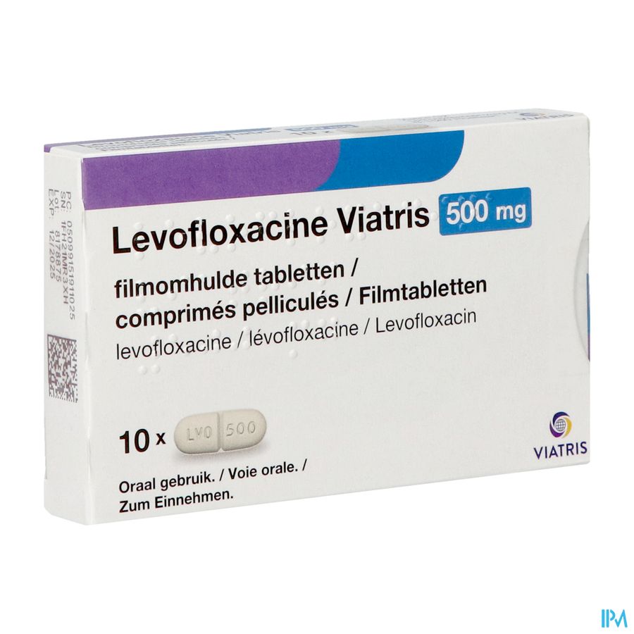 Levofloxacine Viatris 500mg Tabl 10 Levofloxacine Viatris 500mg Tabl 10
