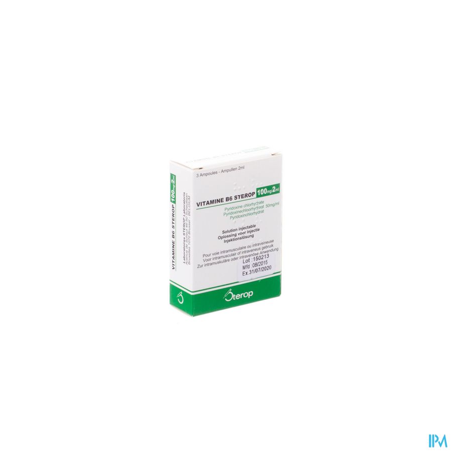 Vit B6 Im/iv Amp 3 X 100mg/2ml Vit B6 Im/iv Amp 3 X 100mg/2ml