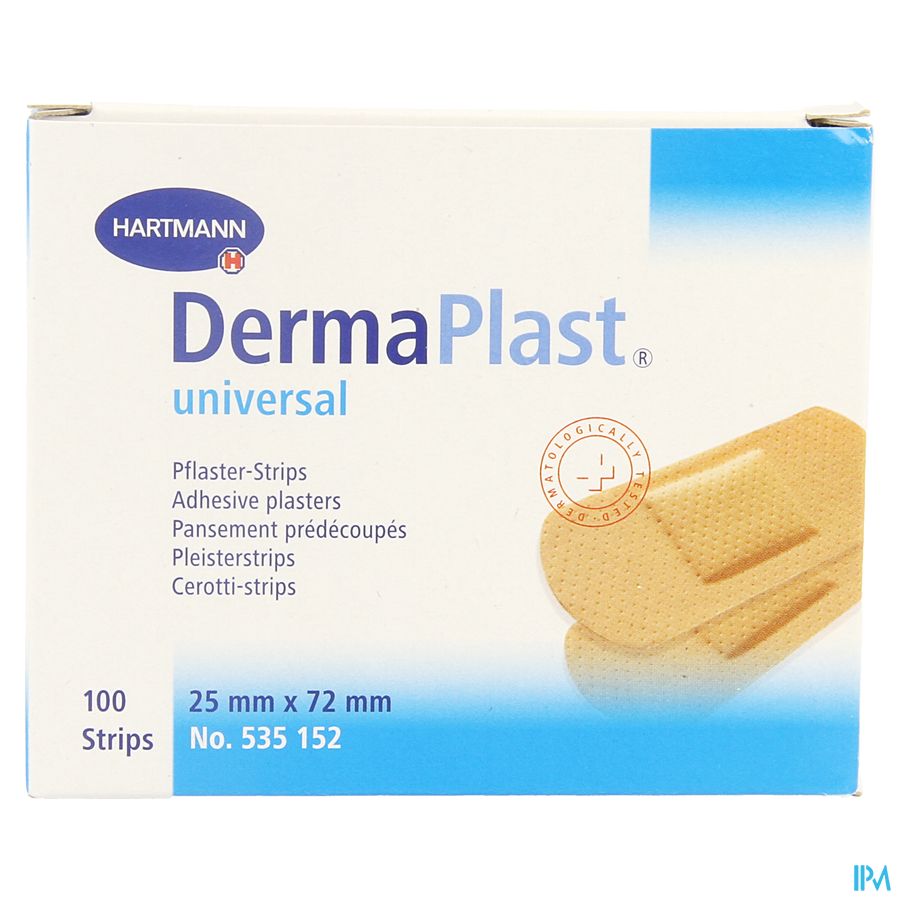 Dermaplast Universal 25x72mm 1x100 P/s 1