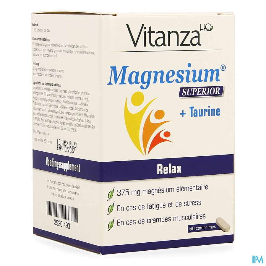 Vitanza Hq Magnesium Superior Comp 60 Vitanza Hq Magnesium Superior Comp 60