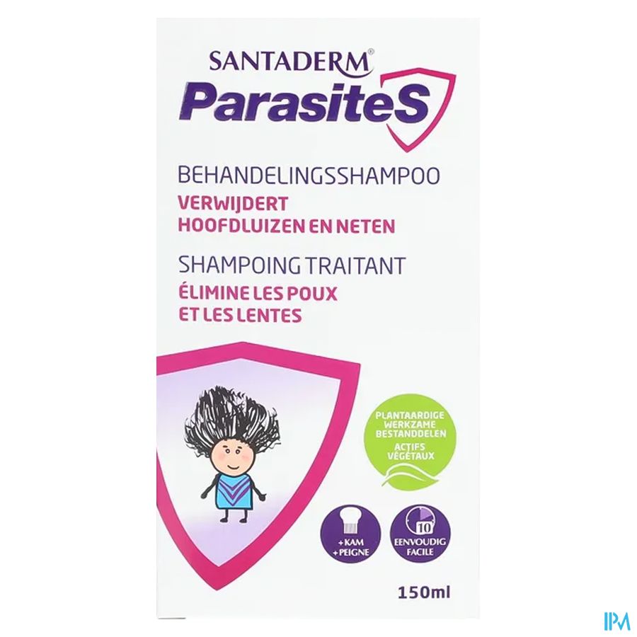 Santaderm Parasites Sh Behandel.150ml+kam Credoph. 1