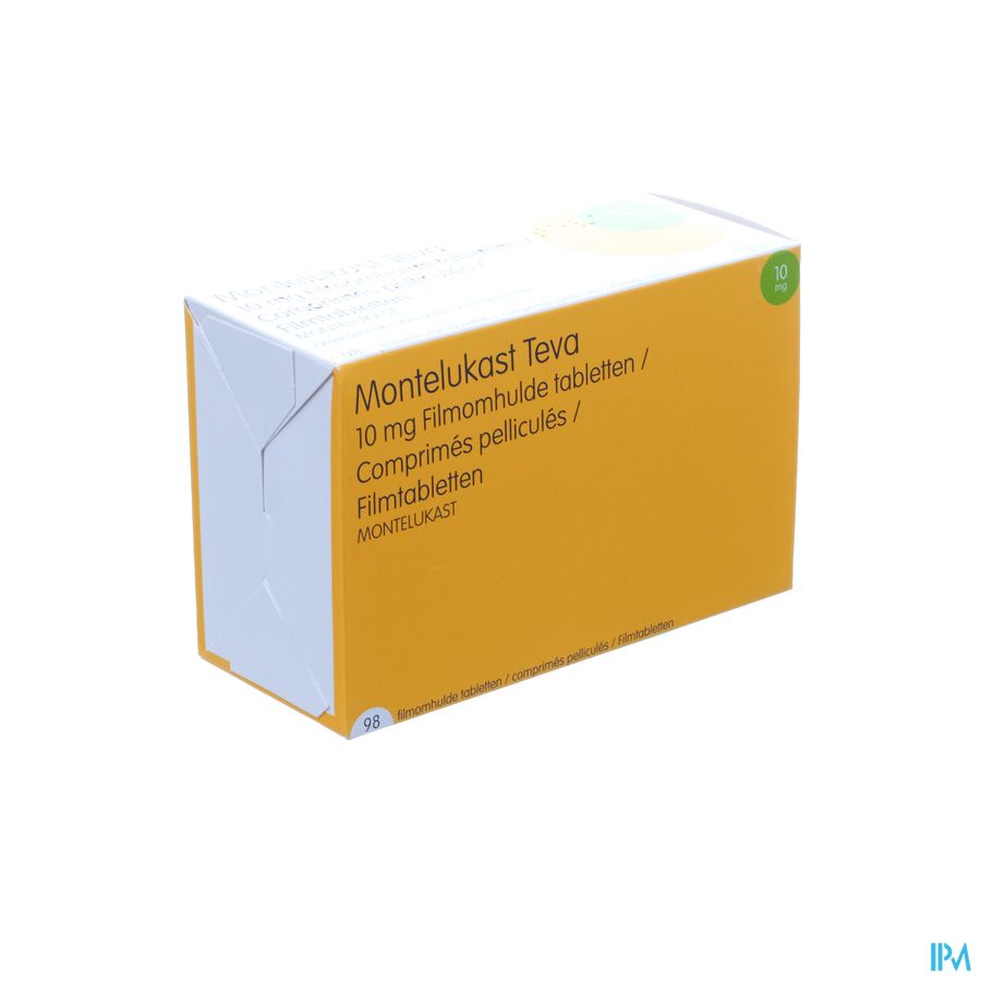 Montelukast Teva Impexeco 10mg Comp 98 Pip Montelukast Teva Impexeco 10mg Comp 98 Pip