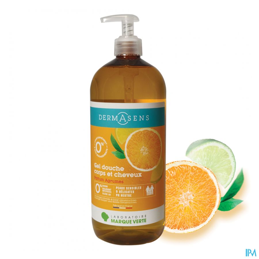 Marque V Dermasens Douchegel Lich.&haar Citrusv.1l 2