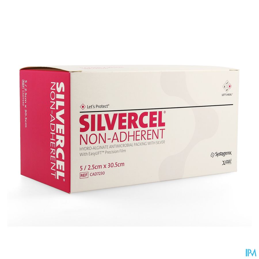 Silvercel Na Pans Hydroalginate 2x30cm 5 Cad7230 Silvercel Na Pans Hydroalginate 2x30cm 5 Cad7230