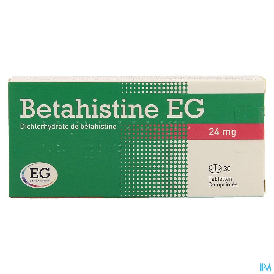 Betahistine EG Tabl 30X24Mg 1