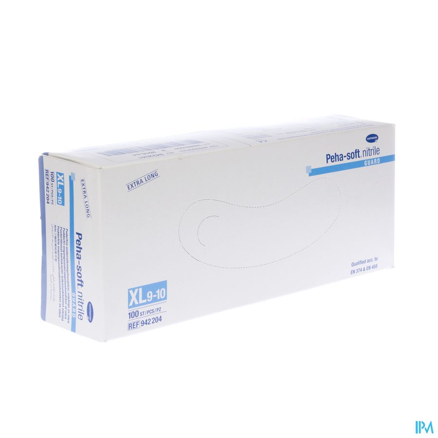 Peha Soft Handschoen Nitrile Guard Xl 100 9422045 Peha Soft Handschoen Nitrile Guard Xl 100 9422045