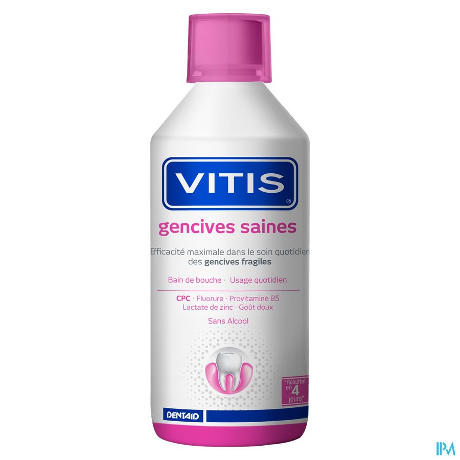 Vitis Gezond Tandvlees Mondspoelmiddel met 0,05% Cetylpyridinium Chloride (CPC) 31414 3