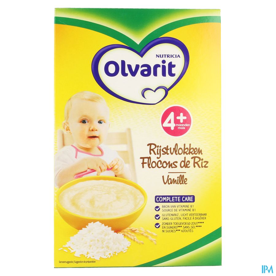 Olvarit Rijstvlokken Vanille Nf 225g 2