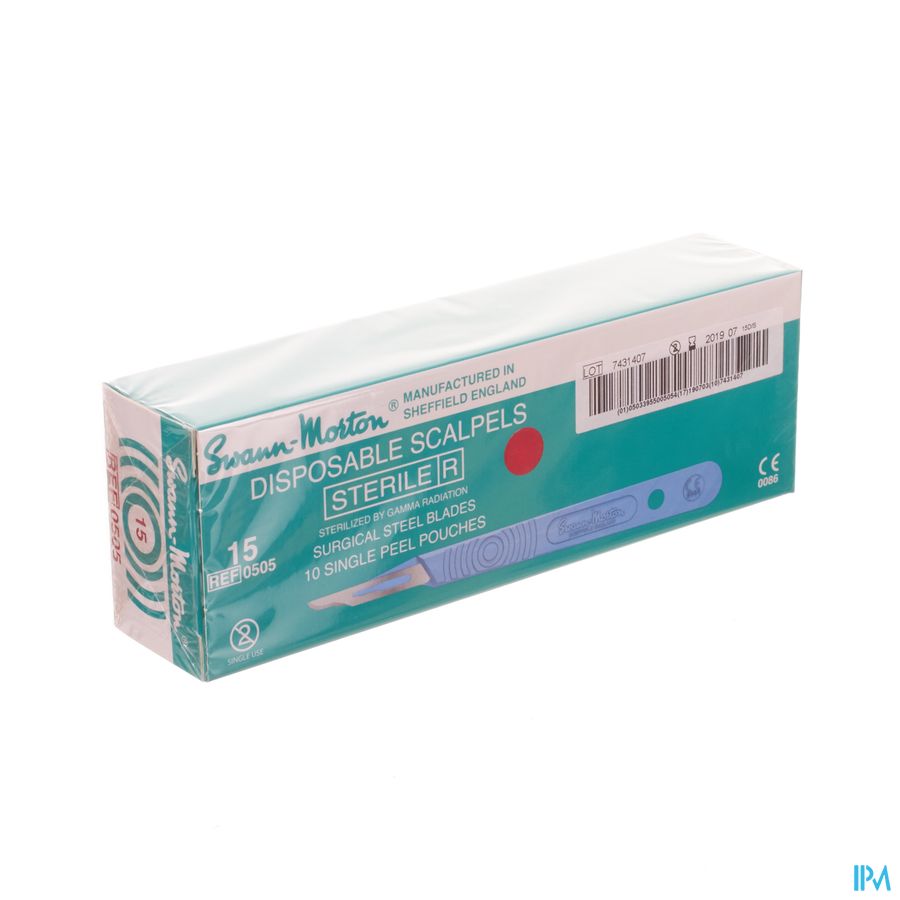 Scalpel S.m Disposable Sterile Nr15 10 Scalpel S.m Disposable Sterile Nr15 10
