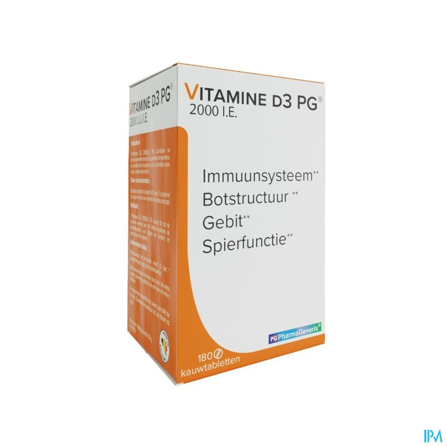 Vitamine D3 2000 Ie Pharmagenerix Pot Comp 180 Vitamine D3 2000 Ie Pharmagenerix Pot Comp 180