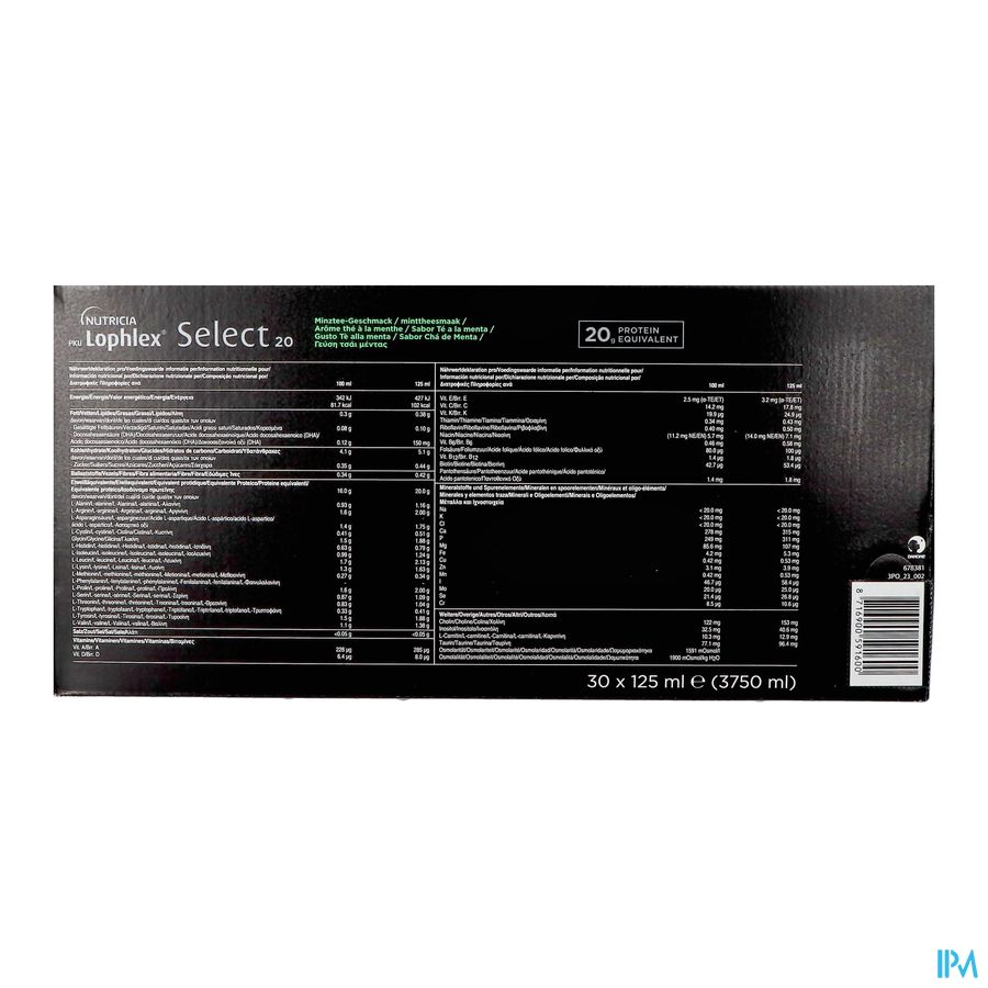 Pku Lophlex Select 20 Muntthee 30x125ml 2