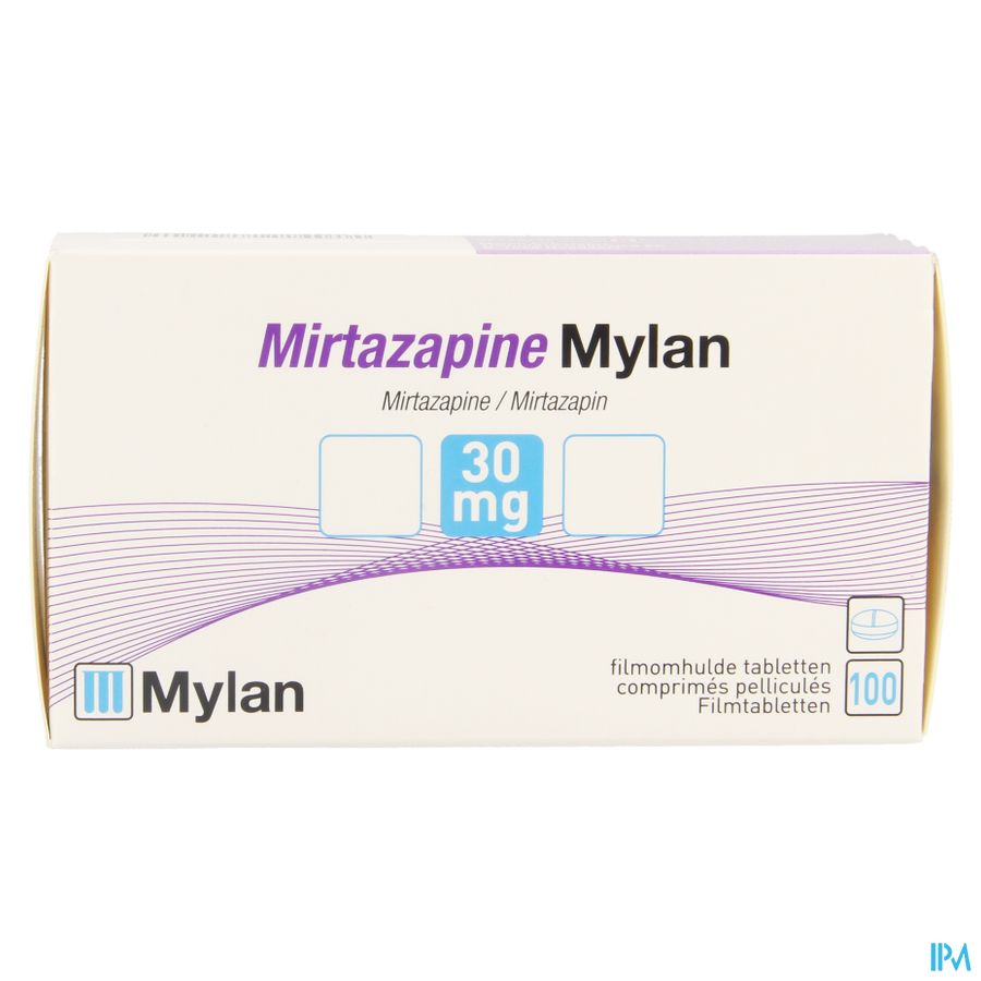 Mirtazapine Viatris 30mg Comp Pell 100 3