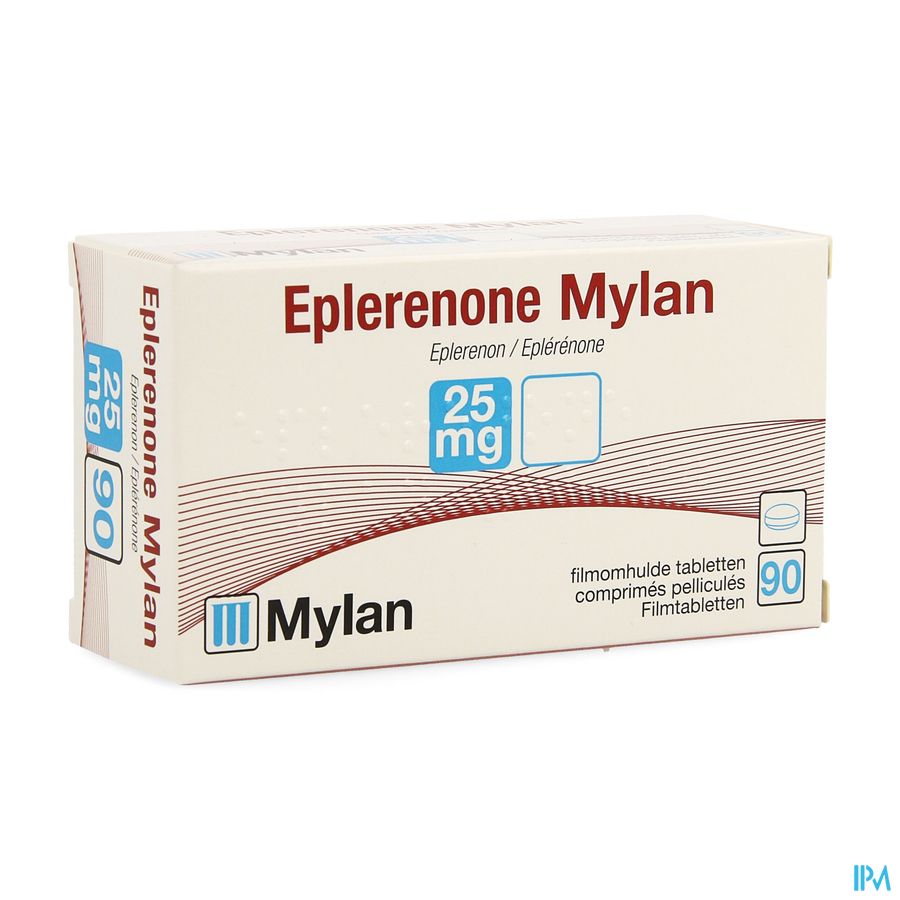 Eplerenone Mylan 25mg Filmomh Tabl 90 X 25mg