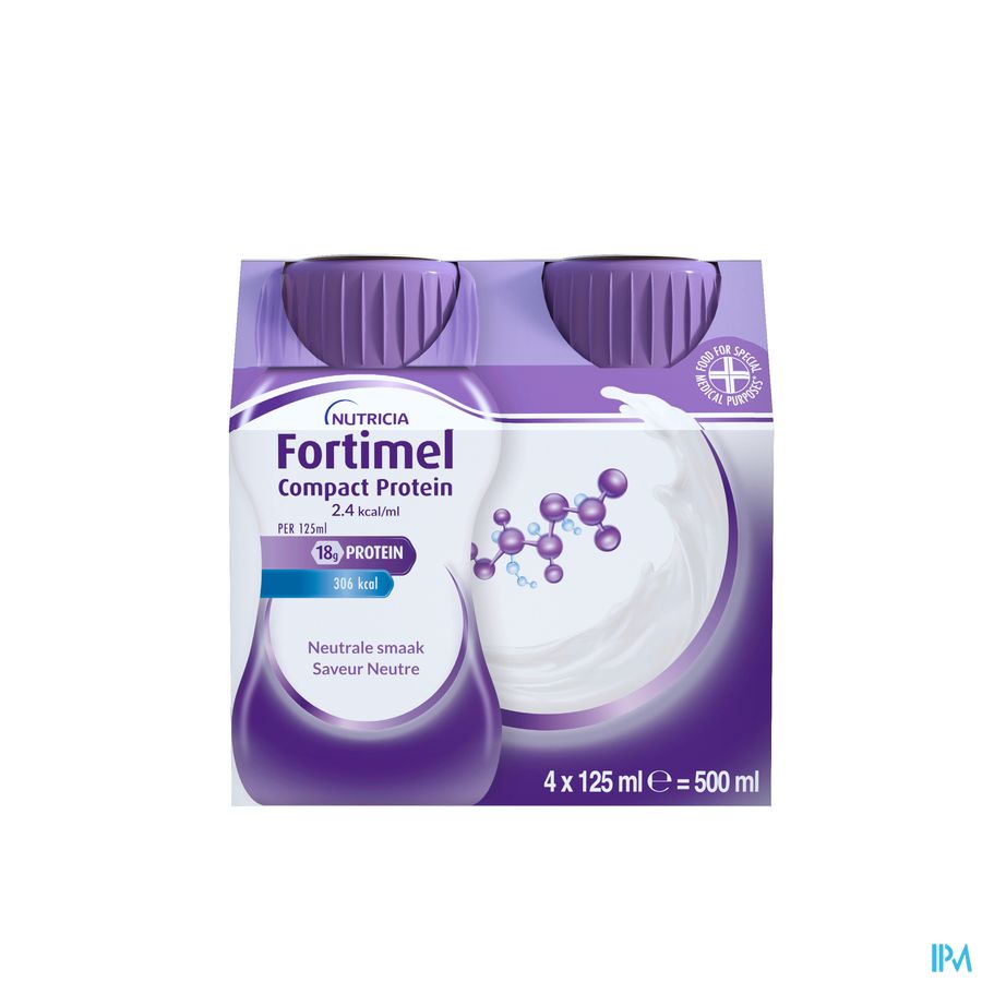 Fortimel Compact Protein 2.4kcal Neutre 4x125ml 3