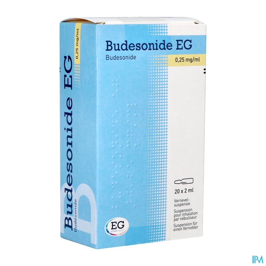 Budesonide EG 0,25Mg/Ml Susp Inh.Nebul Amp 20X2Ml Budesonide EG 0,25Mg/Ml Susp Inh.Nebul Amp 20X2Ml