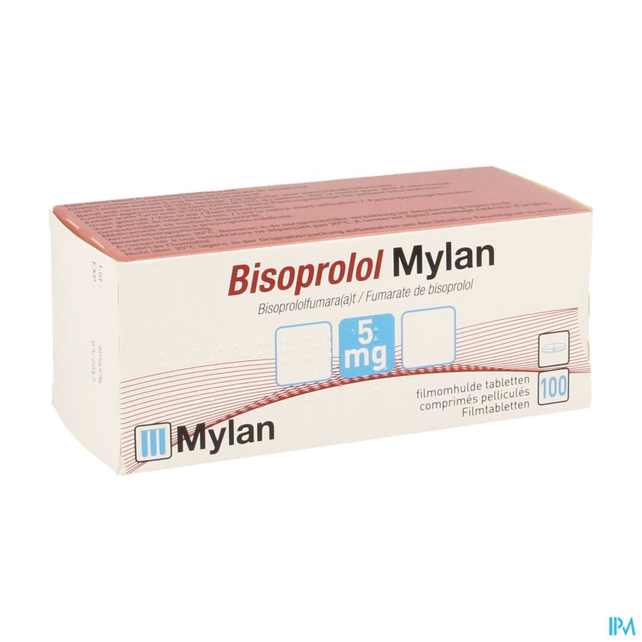Bisoprolol Viatris 5,0mg Comp 100 Bisoprolol Viatris 5,0mg Comp 100