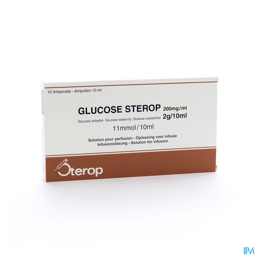Glucose 20 % Sterop 2g/10ml 10 Glucose 20 % Sterop 2g/10ml 10