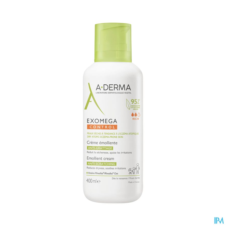 Aderma Exomega Control Creme Emolierend 400ml 3