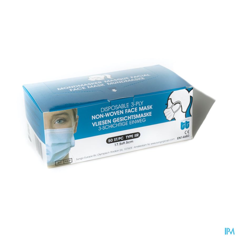 Protect&care Chirurgisch Masker Et01 Type 2r 50 Protect&care Chirurgisch Masker Et01 Type 2r 50