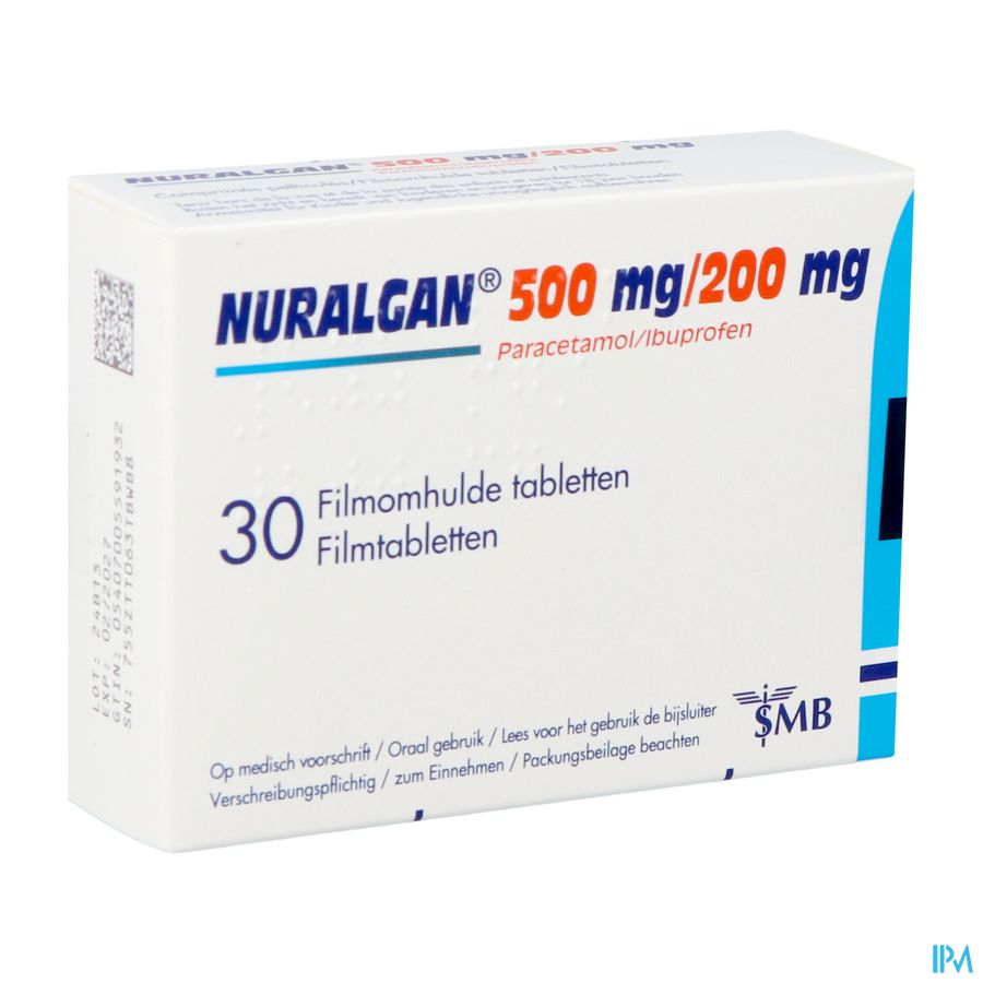 Nuralgan 500mg/200mg Filmomh Tabl 30 Nuralgan 500mg/200mg Filmomh Tabl 30