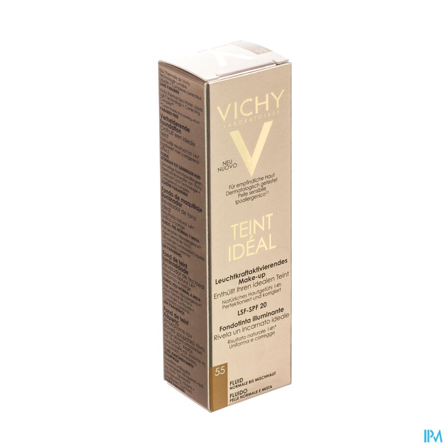 Vichy Fdt Teint Ideal Fluide 55 30ml Vichy Fdt Teint Ideal Fluide 55 30ml