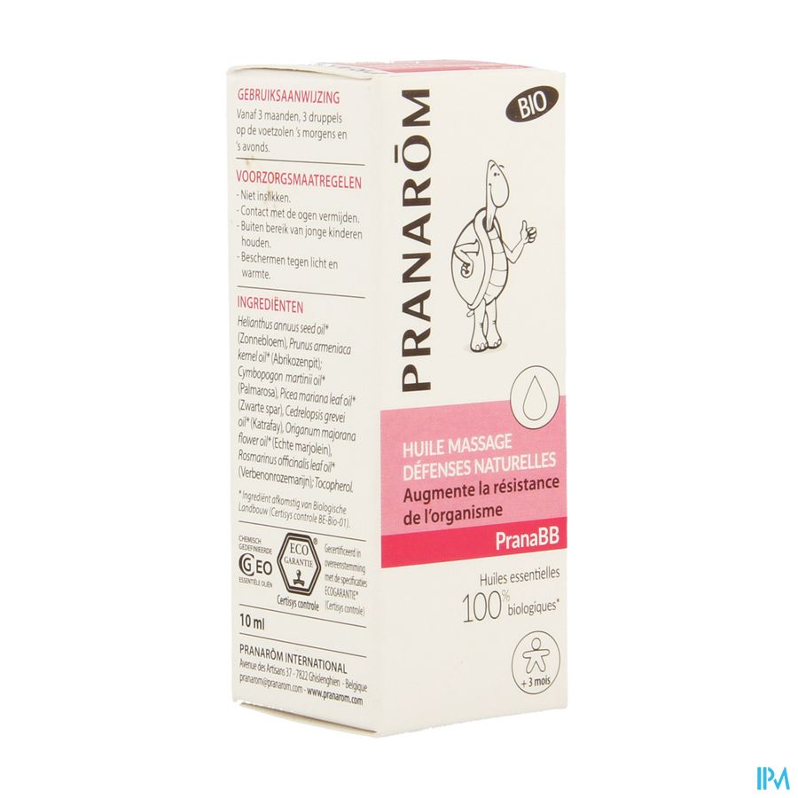 Pranabb Huile Massage Immunite 10ml Pranabb Huile Massage Immunite 10ml