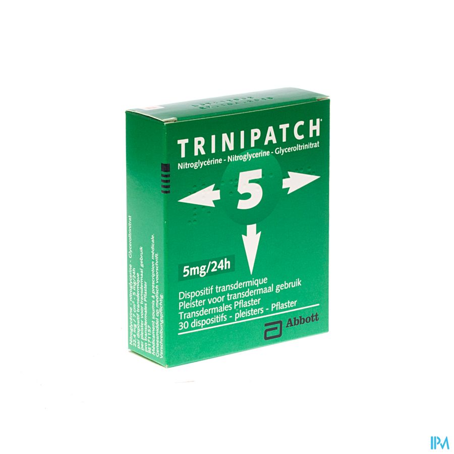 Trinipatch Syst Transdermic 30x 5mg Trinipatch Syst Transdermic 30x 5mg