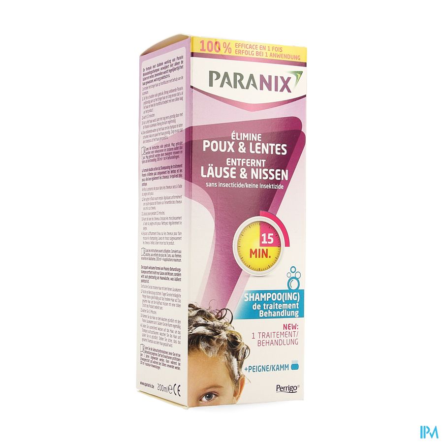 Paranix Shampooing Traitant 200ml + Peigne