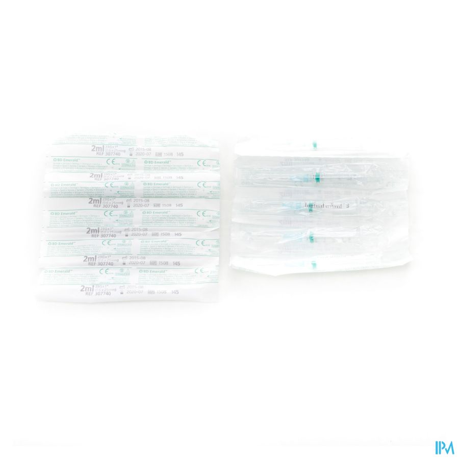 Bd Emerald Spuit 2ml + Naald 23g 1 10 307740 Bd Emerald Spuit 2ml + Naald 23g 1 10 307740