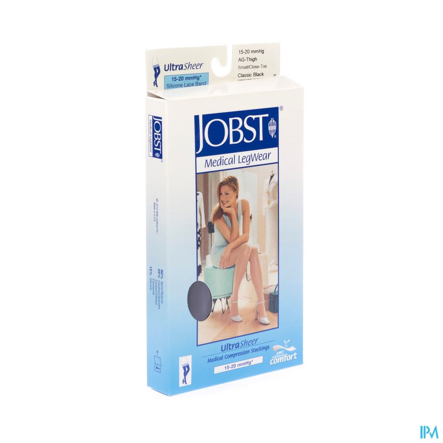 Jobst Ultrasheer Comf.k1 Dijkous Cl.black S