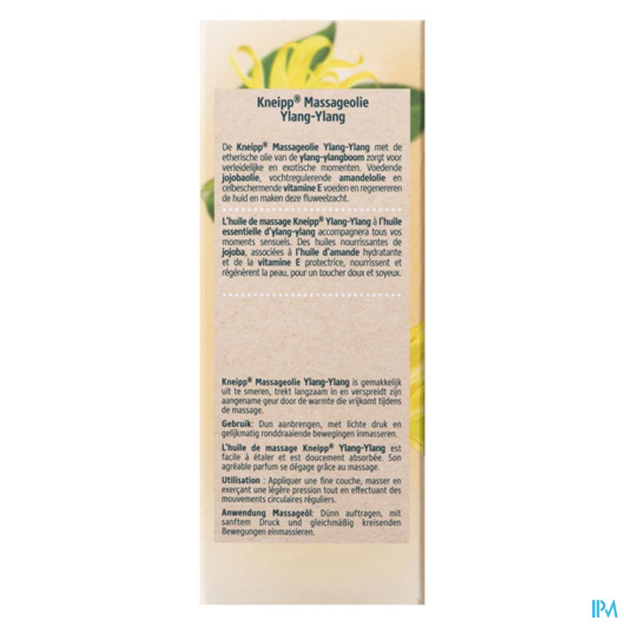 Kneipp Massage Olie Ylang Ylang 100ml 3
