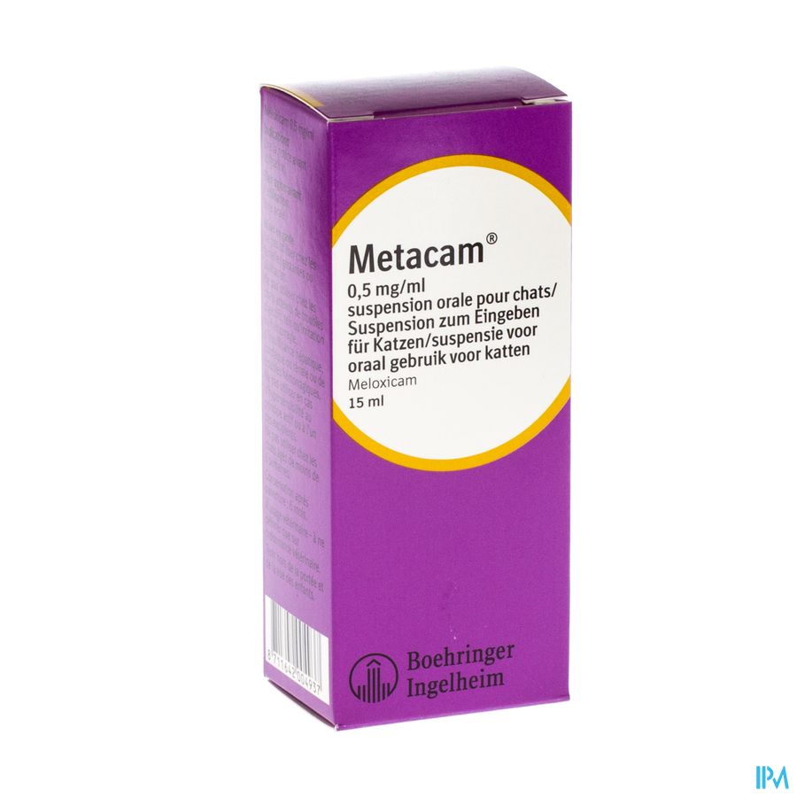 Metacam Susp Oral 0,5mg/1ml 15ml Katten Metacam Susp Oral 0,5mg/1ml 15ml Katten