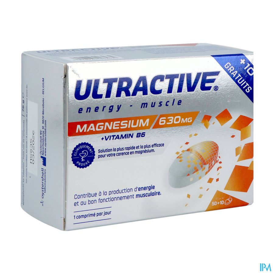 Ultractive Magnesium 630mg Comp 60 Ultractive Magnesium 630mg Comp 60