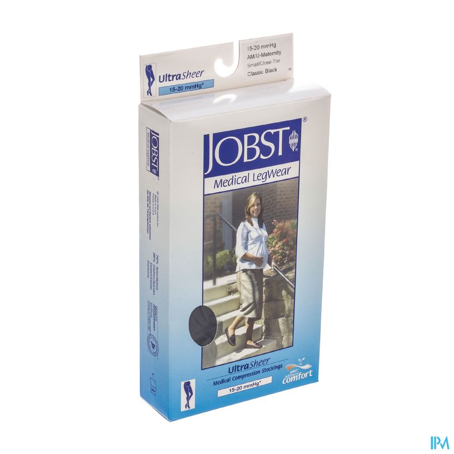 Jobst Ultrasheer Comf.k1 Panty Zwanger.cl.black S