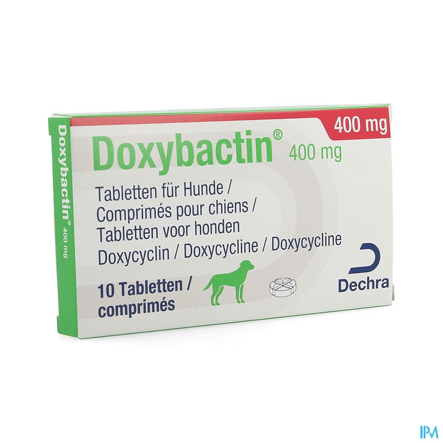 Doxybactin Honden 400mg Comp 10 Doxybactin Honden 400mg Comp 10